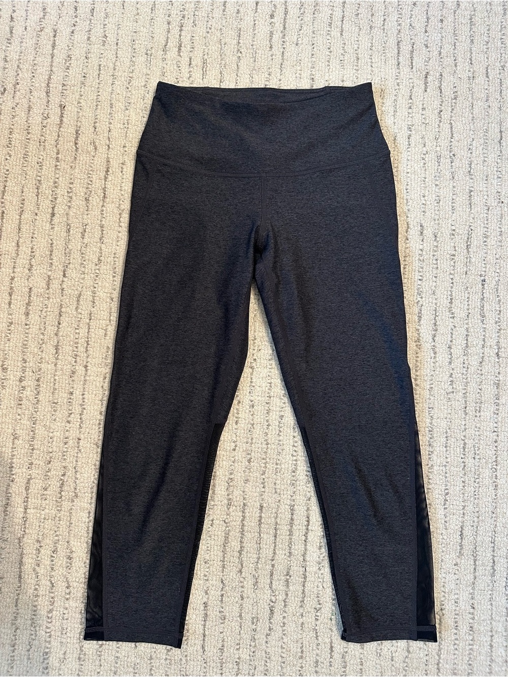 Dark Grey Mesh Leggings